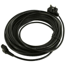 UNIVERSAL 15m Cable & 13A UK Plug Angled Non Rewireable 2 Core 10A 250V