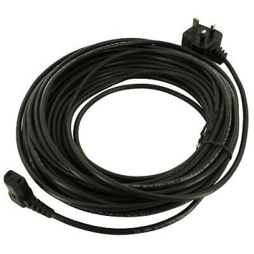 AEG UNIVERSAL 15m Cable & 13A UK Plug Angled Non Rewireable 2 Core 10A 250V