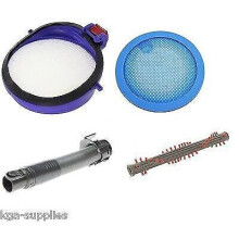 Stretch Hose & Pre / Post Filter Kit & Roller Bar for DYSON DC24 Vacuum Cleaner