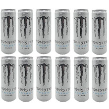 Monster Energy Drink Can - 500ml - Ultra White (12Pack)
