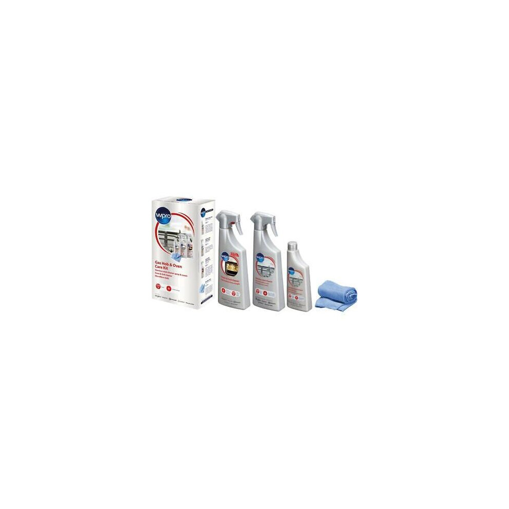 Hotpoint Genuine Wpro Ceramic Hob & Oven Stainless Steel Cleaning Care Kit C00379696