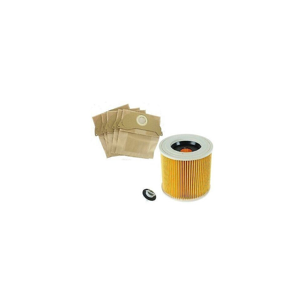 FILTER & BAGS for KARCHER WD2.200 WD3.500 Wet & Dry Vacuum Cleaner hoover 141