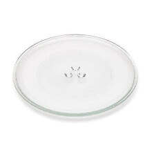 DAEWOO Microwave Turntable Plate 255mm (KOR6 Series) - Glass Dish, 3 Pips, Dishwasher Safe, Spare Part