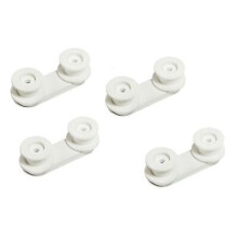 4 X Zanussi DE930, DS17, DS22, DS30, DW905 Dishwasher Basket Wheel Runners