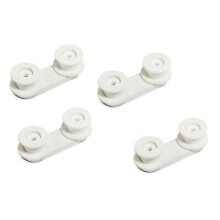 4 X Zanussi ZT415, ZT455, ZT605, ZT617 Dishwasher Basket Wheel Runners