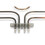 Smeg GENUINE SMEG 4100w Grill Heater Element 806890486 2