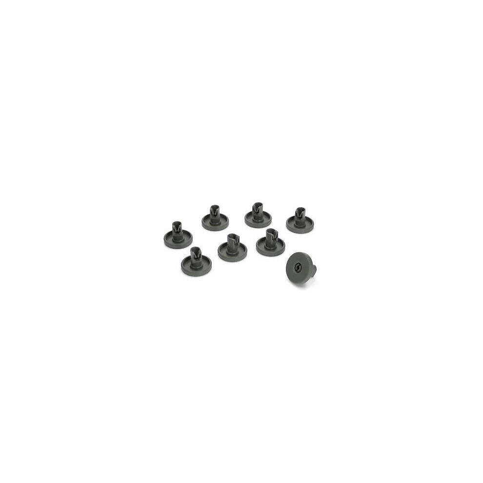 John Lewis 8 Genuine Aeg Electrolux Zanussi Dishwasher Lower Basket Wheels 50286965004 Grey