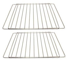 2 Pack of Universal Oven Cooker Shelves Rack Grid Adjustable Extendable