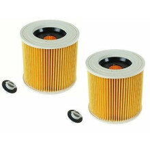 2 X FILTERS FOR KARCHER WD2.200 A2004 A2234PT VACUUM CLEANER