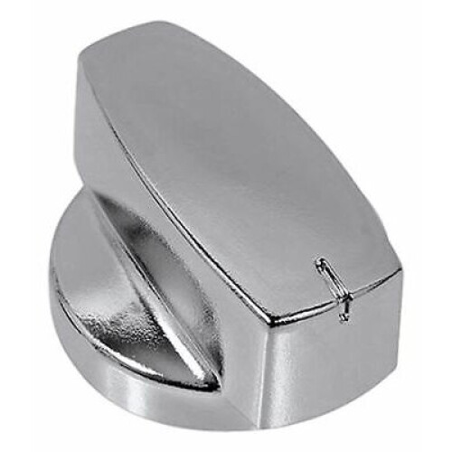 Belling BELLING Hob Control Knob Genuine Hotplate Switch Silver Chrome 444445412