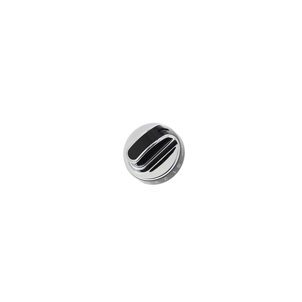 Genuine Stoves New World 444442687 Hob Oven Cooker Knob Silver Black 083157010