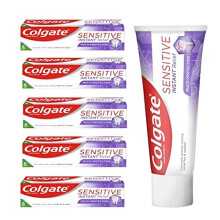 Colgate Sensitive Instant Relief Multi Protection Toothpaste 75 ml Pack of 5, Blocks Pain Instantly, Prevents Sensitivity, Gently Removes Stains (5 x