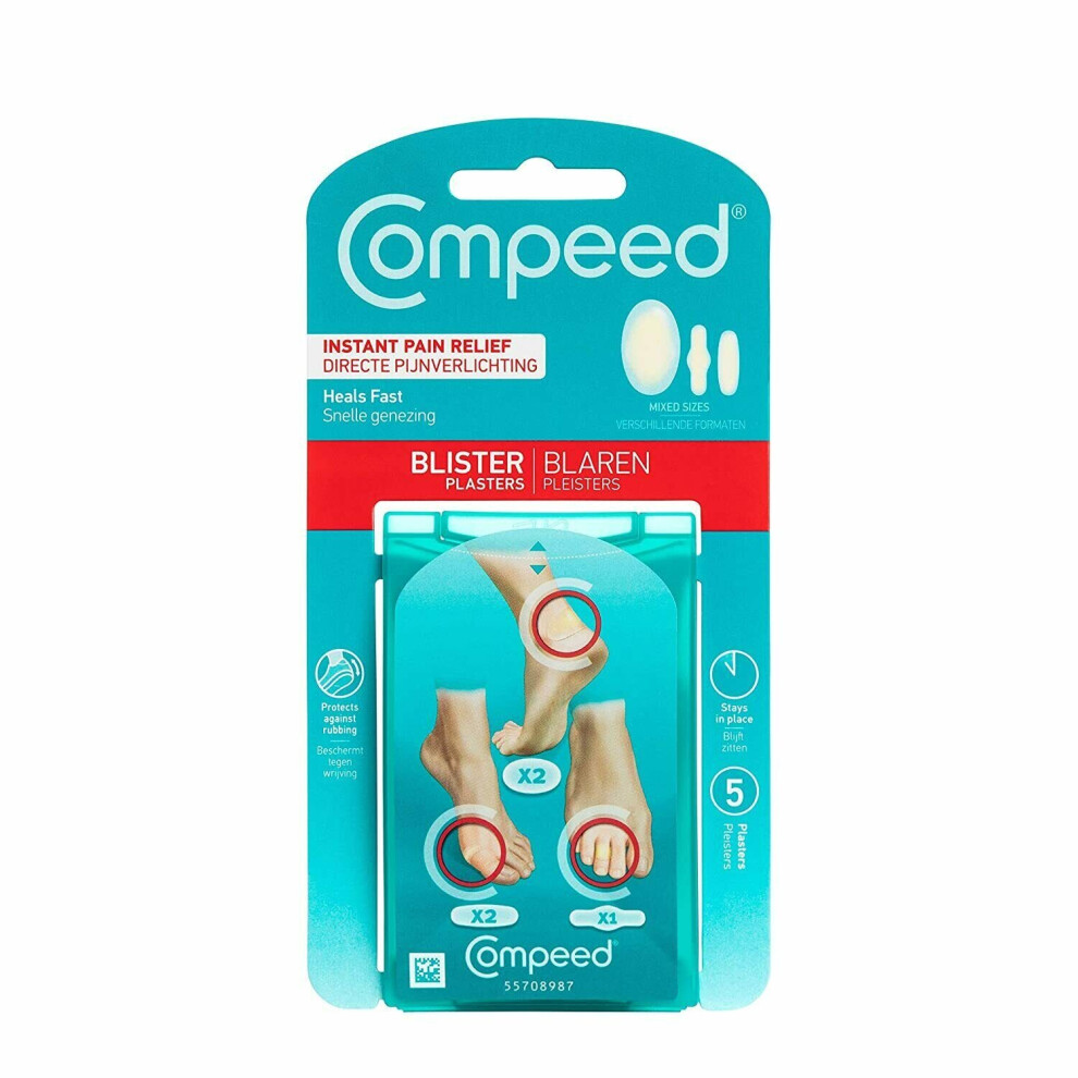 Compeed Blister Plasters Pain Relieving Plasters  Mixed Sizes