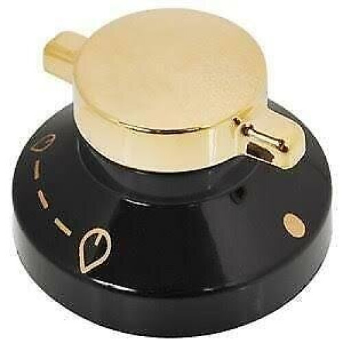 Hygena ADP5714, ADP5734, ADP5735, ADP5754 Gold Black Gas Flame Control Knob on OnBuy