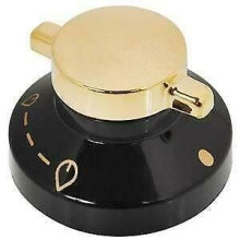 STOVES Oven Knob Gas Cooker Hob Grill Flame Control Switch Dial Black Gold