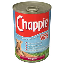 ( 12 Pack ) CHAPPIE Dog Tin Original 412g