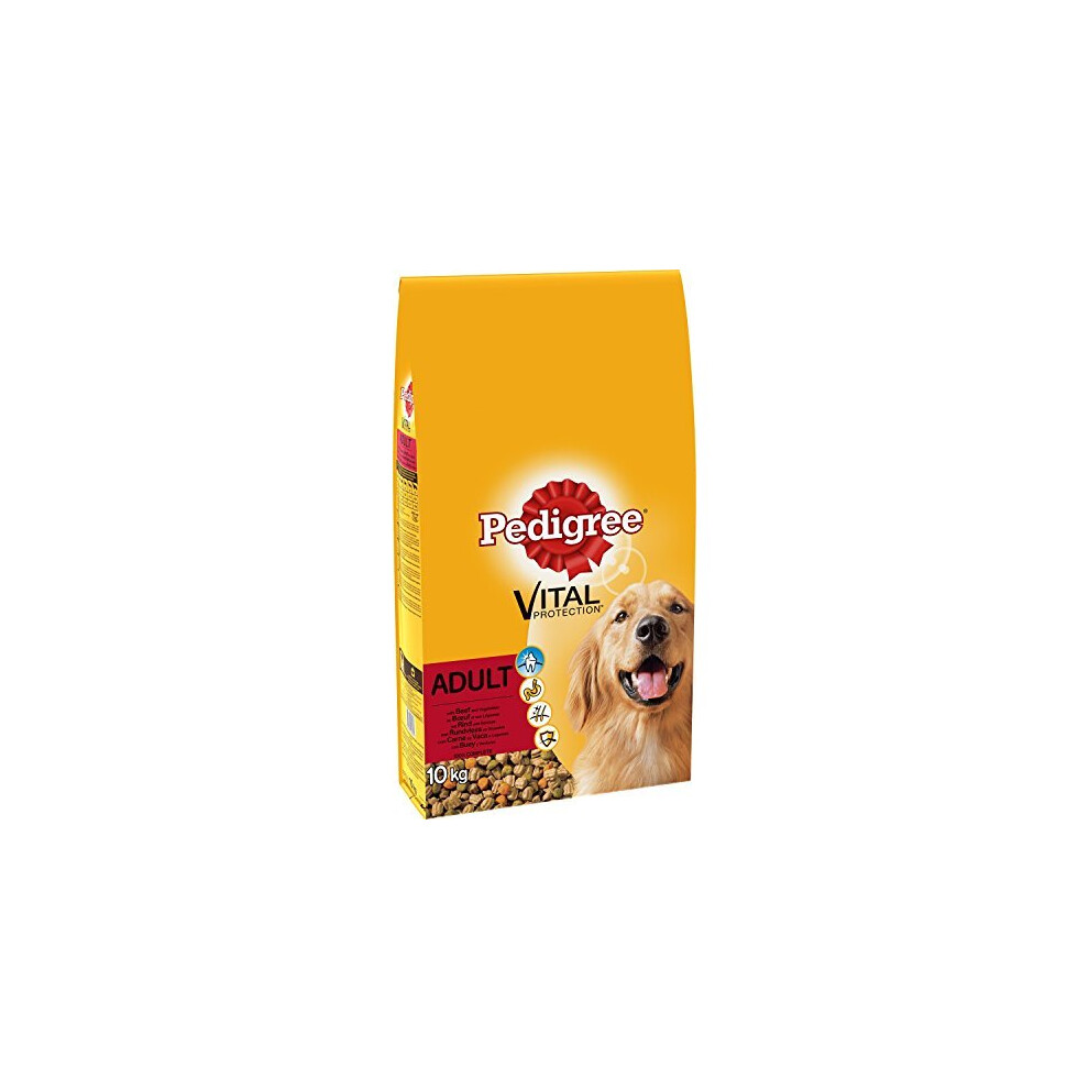 Pedigree Adult Complete Dog Food with Beef 100% â Animal â Dogs â 10kg