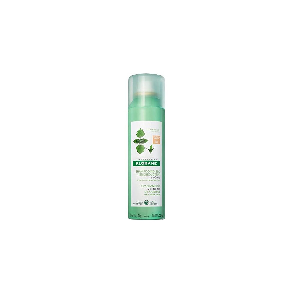 Klorane Dark Dry Shampoo With Nettle For Oily, Hair 150Ml