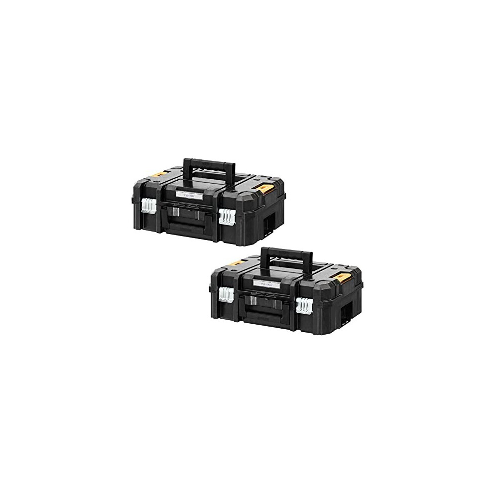 Dewalt DWST1-70703 TStak II Power Tool Storage Box 13.5L T-STAK Case - Twin Pack