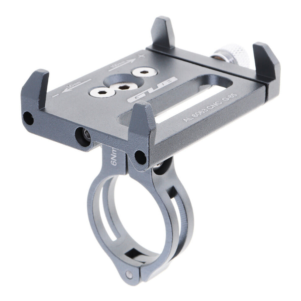 (Titanium) Bicycle Phone Holder Bracket For Phone Gps Devices Up To 6.2 Inch 3654657762018