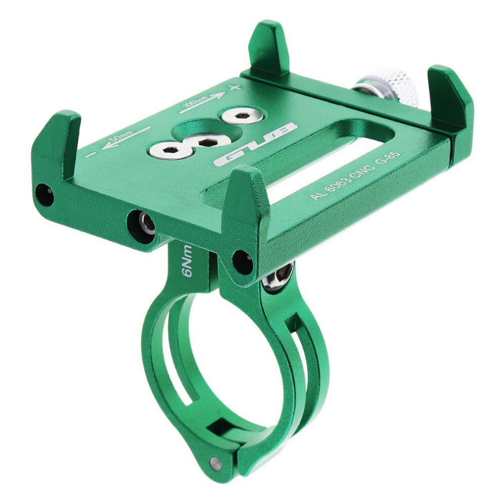 (Green) Bicycle Phone Holder Bracket For Phone Gps Devices Up To 6.2 Inch Green 3654657761981