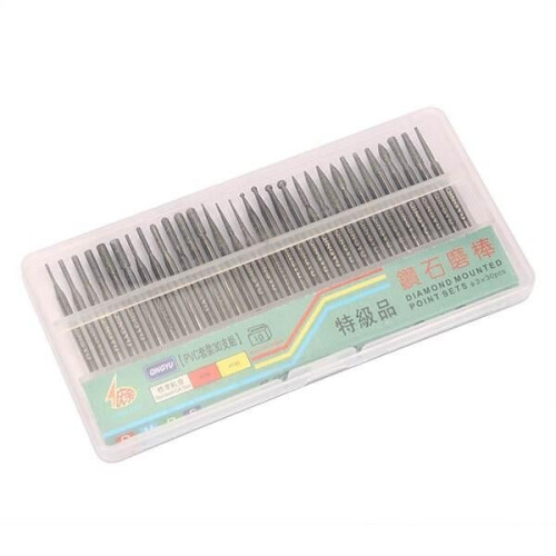 30pcs 3mm Diamond Grinding Wheel Grinding Rods Rotary Tool Set 2
