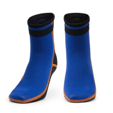(Blue, M) Neoprene Diving Socks Boots Anti Slip Beach Warm Wet-suit Snorkel Surfing Swim