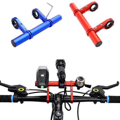 (Black) Bike Flashlight Holder Handle Bar Brack 20CM 1