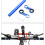 (Black) Bike Flashlight Holder Handle Bar Brack 20CM 6