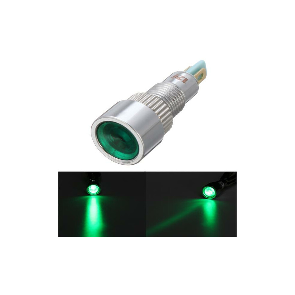 () 12V 8Mm Metal Led Indicator Warning Lamp Pilot Panel Dashboard Led Panel Indicator Red/Light 3654659366047