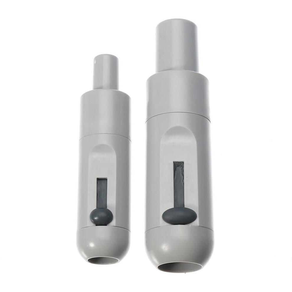 2pcs Grey Universal HVE Level Valve Strong Weak Spin Sucker Suction Handle Dental Tools