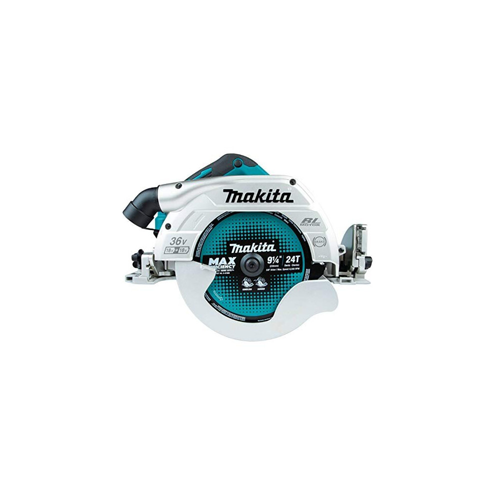 Makita DHS900Z Twin 18V (36V) Li-ion LXT 235mm Brushless Circular Saw - Batteries, Charger and Wirelss Unit Not Included