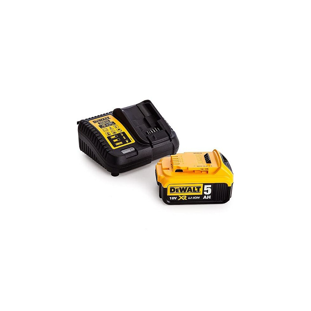 DeWalt DCB184 5Ah Battery & DCB115 10.8V-18V Multi Voltage Charger