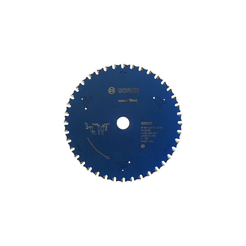 Bosch 2608643056 Circular Saw Blade Expert For Steel