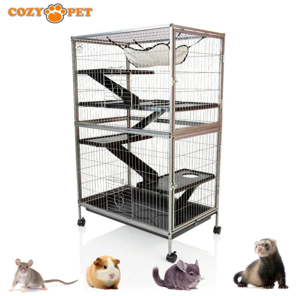 Rodent Cage by Cozy Pet Rat, Ferret, Chinchilla and Small Pets RC02