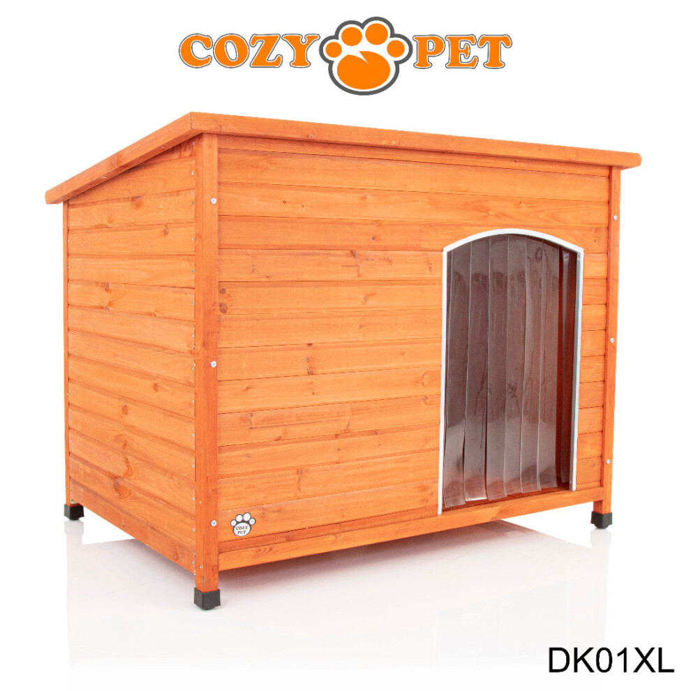 Dog Kennel Cozy Pet XL Insulated Wooden Puppy Kennels House DK01XL
