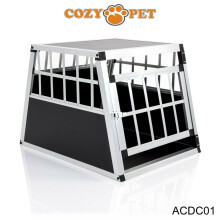 Aluminium Car Dog Cage Cozy Pet Travel Puppy Crate Transport ACDC01