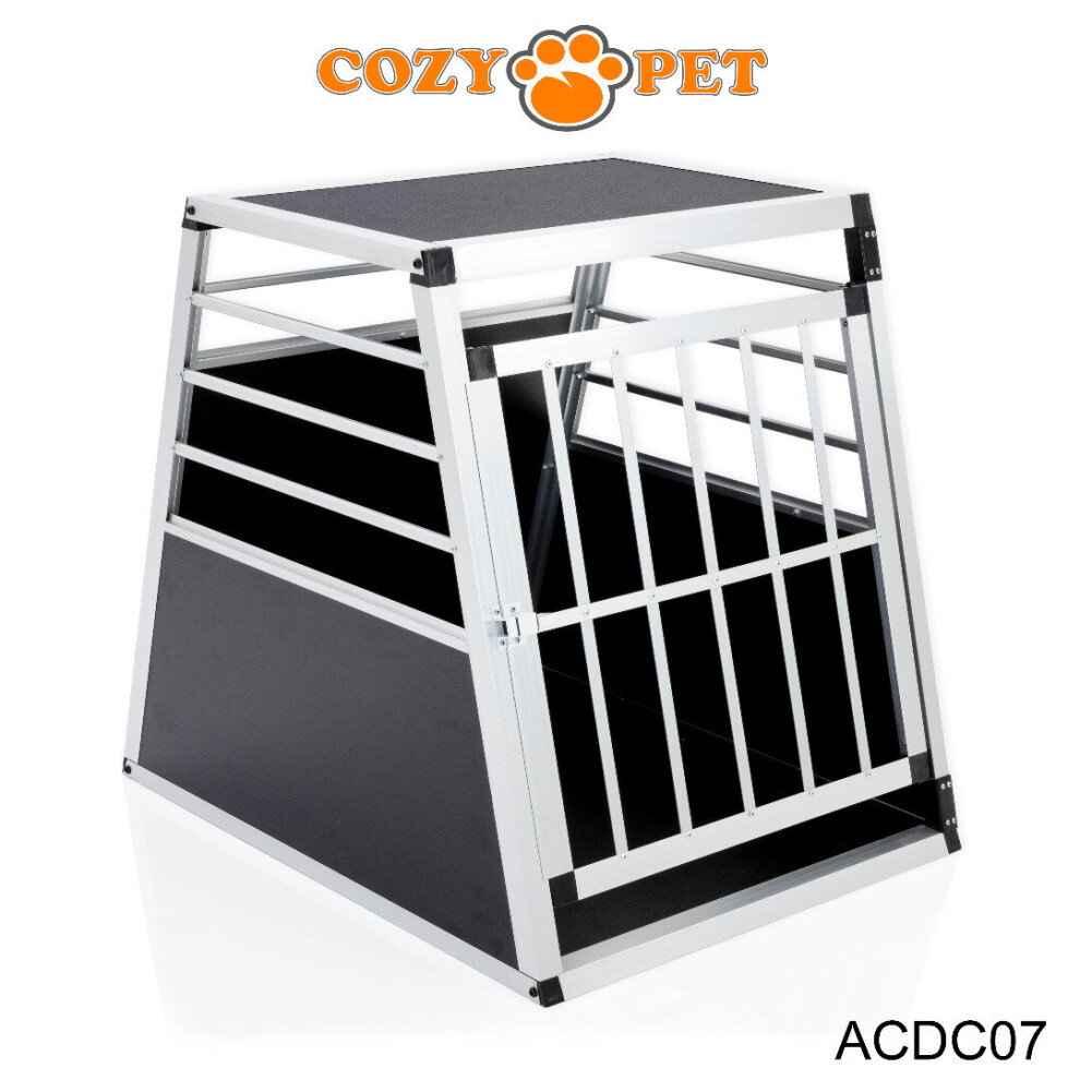 Aluminium Car Dog Cage Cozy Pet Travel Puppy Crate Transport ACDC07