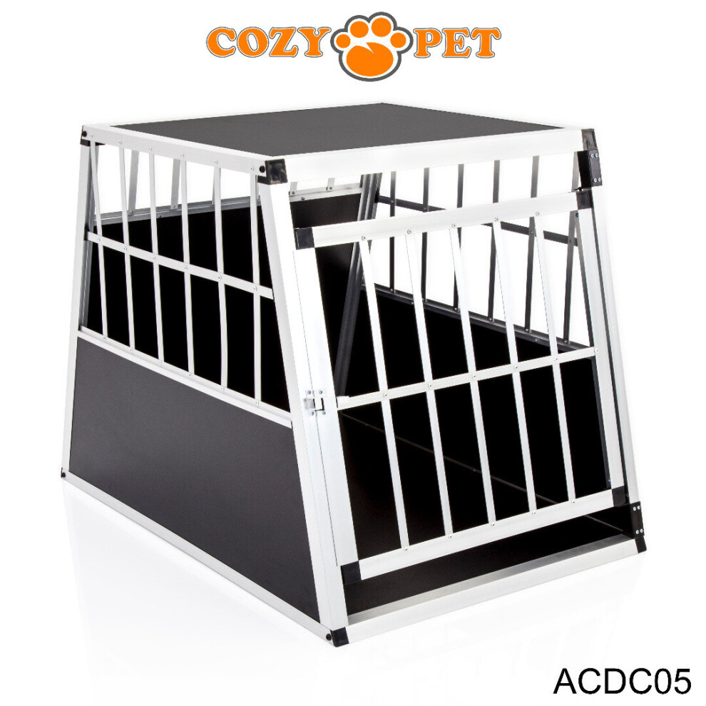 Aluminium Car Dog Cage Cozy Pet Travel Puppy Crate Transport ACDC05