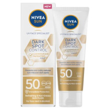 NIVEA Sun UV Face Specialist Dark Spot Control Fluid SPF50 (40ml), Protects Against Sun-Induced Dark Spots, with NIVEA LUMINOUS 630, Hyaluronic Acid,