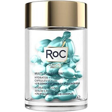 ROC Hydrate + Plump Capsules Sérum à l'Acide Hyaluronique - Hydratation Intense - 30 Unités
