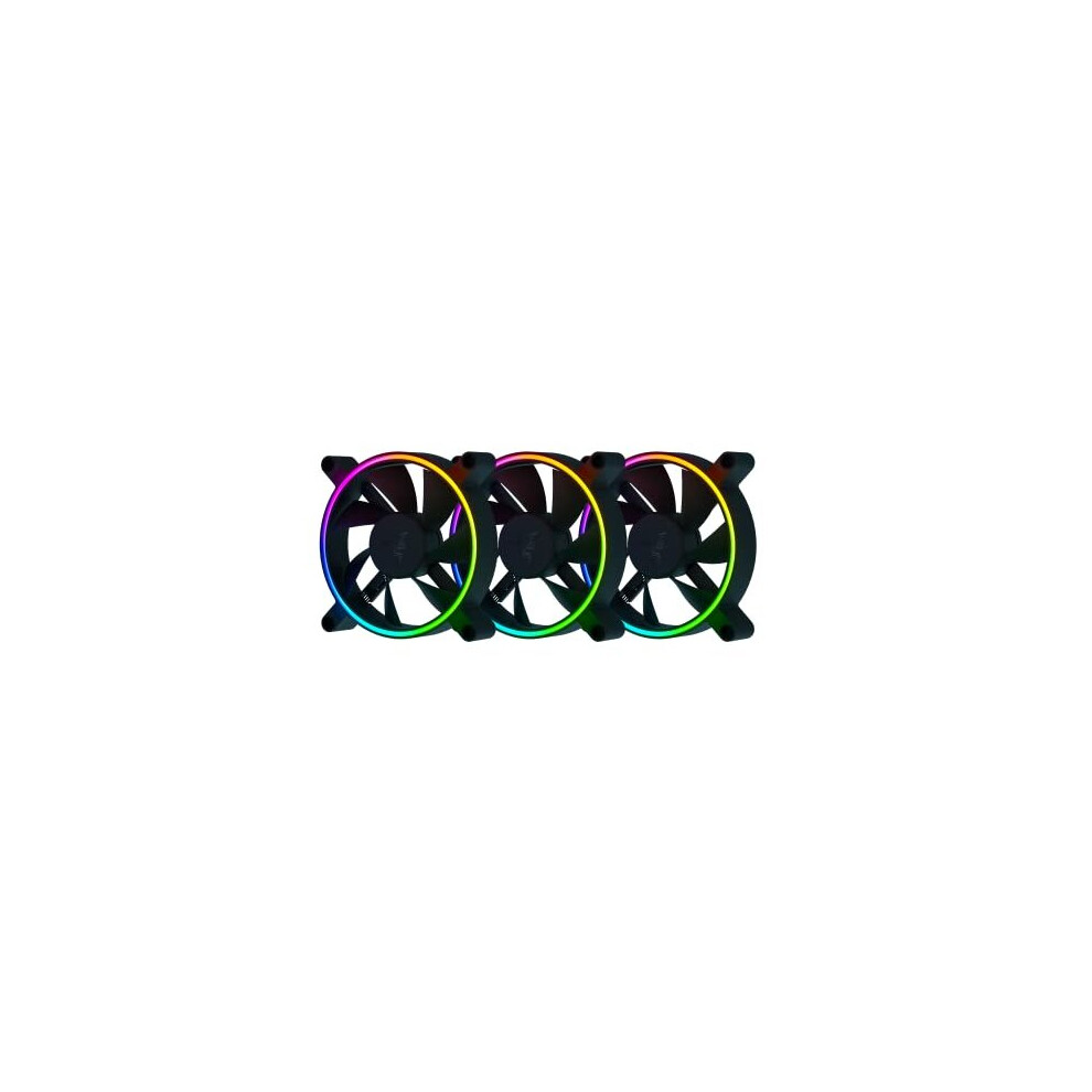 Razer Kunai Chroma Hydraulic RGB LED PWM Performance Fan (120mm) - Hydraulic aRGB PC Fans (Quiet, Powerful, Connect up to 8 Fans, PWN Fan