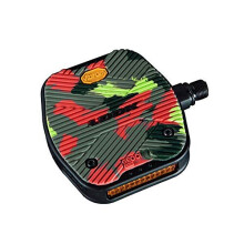 (Camo) LOOK Cycle Geo City Grip Pedale – Flache City-Fahrradpedale mit rutschfester Vibram Activ Grip-Gummibeschichtung.