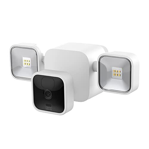 Blink Outdoor + Floodlight | wireless, battery-powered HD floodlight mount and smart security camera, 700 lumens, motion detection, set up in minutes,