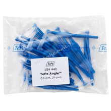 TePe Angle Blue 0.6mm Interdental Brush - Pack of 25 Brushes