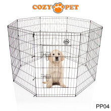 Playpen 100cm High Cozy Pet Dog Rabbit Puppy Play Pen Cage Run Fence crate PP04