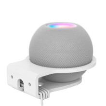 (White) Wall Mount Stable Holder For Homepod Mini Speaker Bracket Shelf Stand