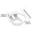 (White) Wall Mount Stable Holder For Homepod Mini Speaker Bracket Shelf Stand 2