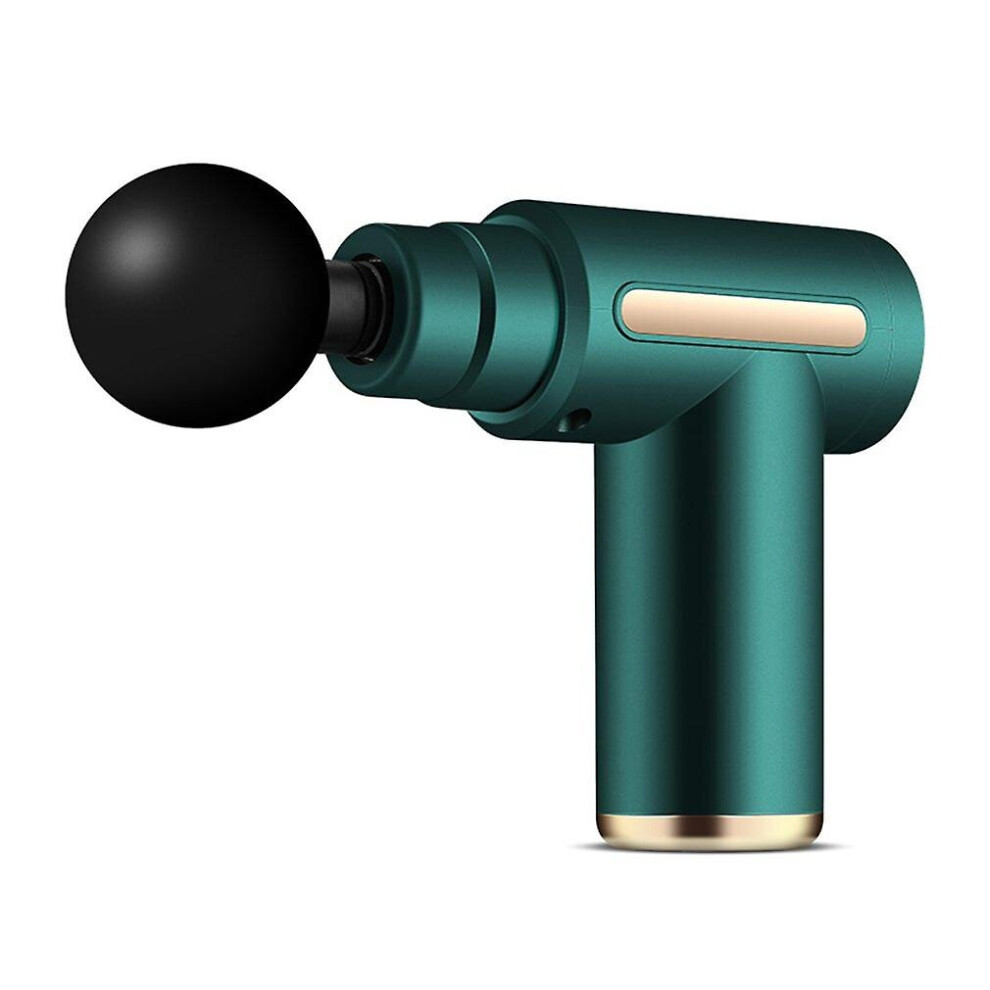 Green (Green) Massage Gun Mini Fascia Massager Portable Quiet Muscle Pain Relief Massage Gun