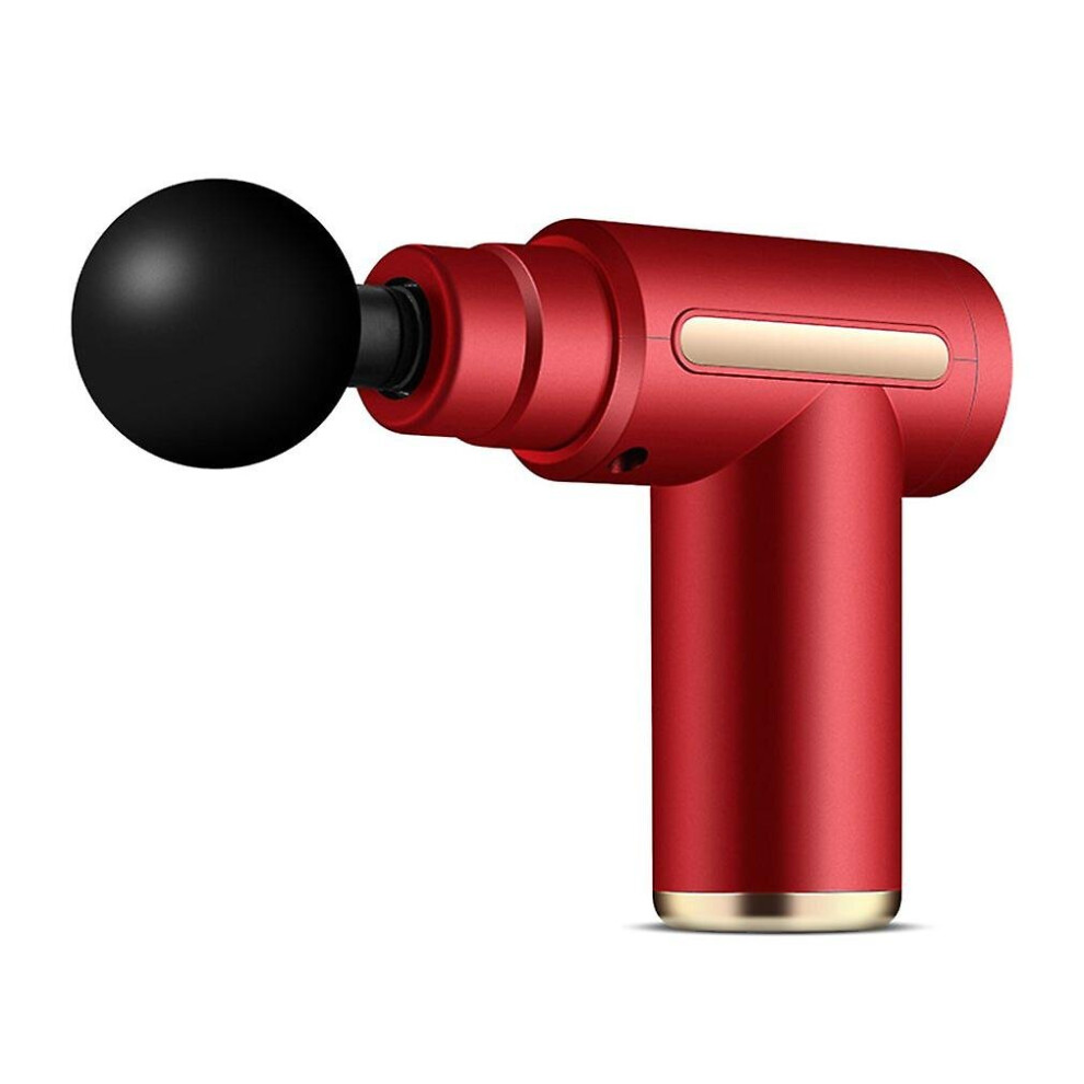 Red (Red) Massage Gun Mini Fascia Massager Portable Quiet Muscle Pain Relief Massage Gun